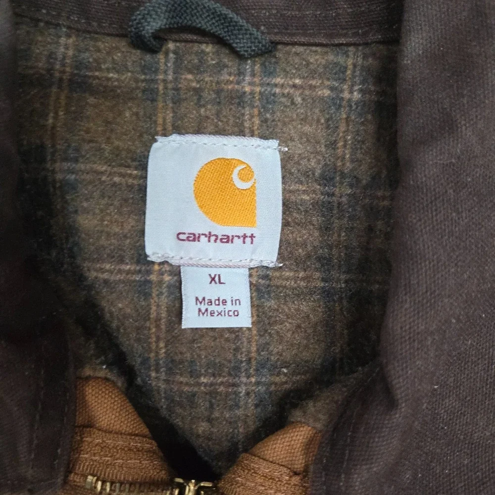 Carhartt Alabama Crimson Tide Jacket Mens XL Blanket Lined Detroit Duck Canvas